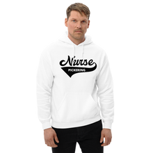 Load image into Gallery viewer, Nursing in the Six - Varsity Nurse - Pickering - Hoodie - Unisex - White
