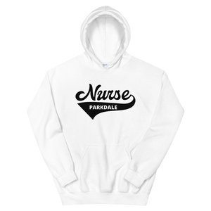 Nursing in the Six - Varsity Nurse - PARKDALE - Hoodie - Unisex - White