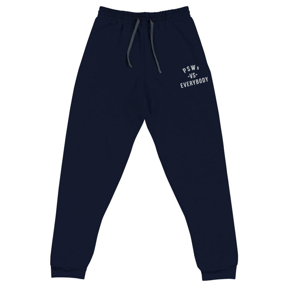 Nursing in the Six - PSWs VS. EVERYBODY - Embroidered Unisex Joggers - (AVAILABLE IN 3 COLOURS)