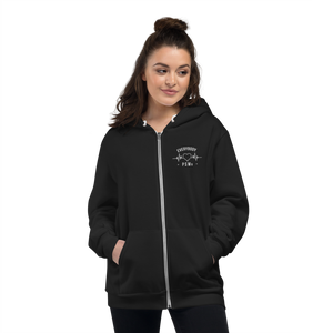 Nursing in the Six - EVERYBODY 'LOVES' PSWs - Embroidered Zip-Up Hoodie - (AVAILABLE IN 3 COLOURS)