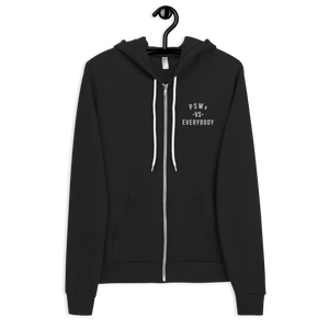 Nursing in the Six - PSWs VS. EVERYBODY - Embroidered Zip-Up Hoodie - (AVAILABLE IN 3 COLOURS)