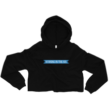 Load image into Gallery viewer, Nursing in the Six - &#39;SIX&#39; STAR BANNER - Nurse - Crop Top Hoodie - BLACK
