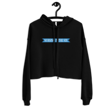 Load image into Gallery viewer, Nursing in the Six - &#39;SIX&#39; STAR BANNER - Nurse - Crop Top Hoodie - BLACK
