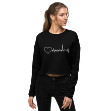 Load image into Gallery viewer, Nursing in the Six - TORONTO SKYLINE - Crop Sweatshirt - BLACK
