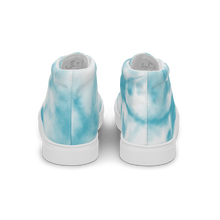 Load image into Gallery viewer, Nursing in the Six - TORONTO SKYLINE/Nursing In The Six - Women’s high top canvas shoes (SKI BLUE TIE DYE)

