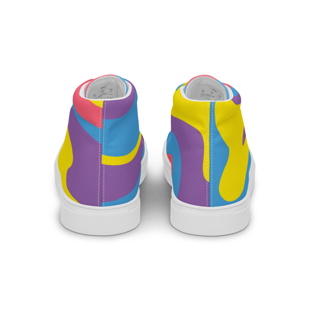 Nursing in the Six - TORONTO SKYLINE/Nursing In The Six - Women’s high top canvas shoes (NARLY)
