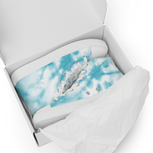 Load image into Gallery viewer, Nursing in the Six - TORONTO SKYLINE/Nursing In The Six - Women’s high top canvas shoes (SKI BLUE TIE DYE)
