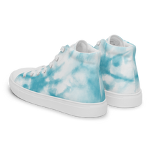 Load image into Gallery viewer, Nursing in the Six - TORONTO SKYLINE/Nursing In The Six - Women’s high top canvas shoes (SKI BLUE TIE DYE)
