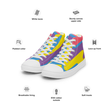 Load image into Gallery viewer, Nursing in the Six - TORONTO SKYLINE/Nursing In The Six - Women’s high top canvas shoes (NARLY)
