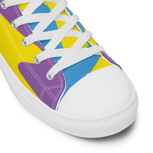 Nursing in the Six - TORONTO SKYLINE/Nursing In The Six - Women’s high top canvas shoes (NARLY)