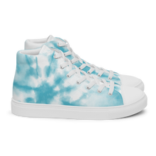 Load image into Gallery viewer, Nursing in the Six - TORONTO SKYLINE/Nursing In The Six - Women’s high top canvas shoes (SKI BLUE TIE DYE)
