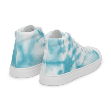 Load image into Gallery viewer, Nursing in the Six - TORONTO SKYLINE/Nursing In The Six - Women’s high top canvas shoes (SKI BLUE TIE DYE)
