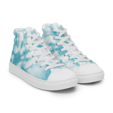 Load image into Gallery viewer, Nursing in the Six - TORONTO SKYLINE/Nursing In The Six - Women’s high top canvas shoes (SKI BLUE TIE DYE)
